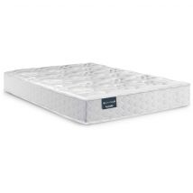 Matelas Dunlopillo ressorts ensachés, ferme et moelleux 23cm 140x190 JACINTHE en - Ferme - Blanc - Dunlopillo
