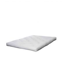 Matelas futon ecru 18 cm double coeur en latex 80x200 en - Ferme - Bois clair - Karup Design