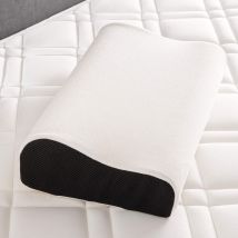 Oreiller ergonomique Bultex à mémoire de forme 33x52 en - Non - Blanc - Bultex