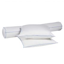 Pack oreiller et traversin moelleux/ferme duvet de canard anti-allergènes Someo 140 en - Non - Blanc - Someo