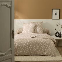 Parure de lit flanelle 100% coton Léna Tradilinge 240x220 en - - Beige - Tradilinge