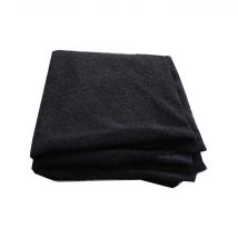Plaid bouclette noir 130x160 en - - Noir - Terre de Nuit