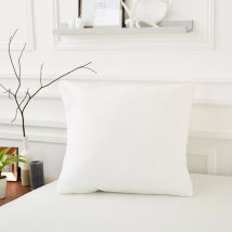 SweetNight - Protège oreiller anti-acariens et anti-punaises sans traitement 65x65 - - Blanc