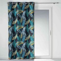 Rideau Jungola 140x260 cm en - - Bleu - Douceur D'intérieur