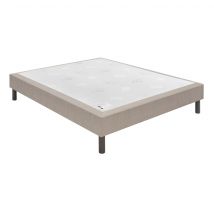 Sommier Nature confort médium 18 cm - Epeda chiné naturel 120x200 en Epicéa - Naturel