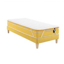 Surmatelas mousse Aurore - SOMEO 90x190 en - Ferme - Blanc - Someo