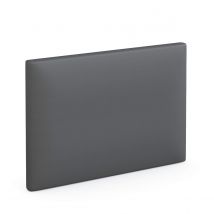 Tête de lit déco simili cuir gris foncé 90 - Someo en Simili cuir - Anthracite