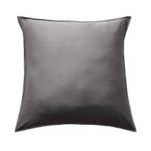 Terre de Nuit - Taie d'oreiller en bambou 63x63 cm anthracite - - Anthracite - Uni