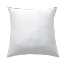 Terre de Nuit - Taie d'oreiller en bambou 63x63 cm blanc - - Blanc - Uni