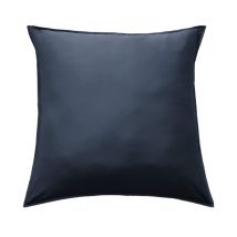 Terre de Nuit - Taie d'oreiller en bambou 63x63 cm bleu - - Bleu marine - Uni