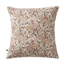 Terre de Nuit - Taie d'oreiller gaze de coton imprimé floral rose 60x60 - - Rose - Floral