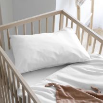 Someo - Taie d'oreiller bébé coton lavé 40x60 - SOMEO Blanc - Uni - 1