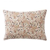 Terre de Nuit - Taie d'oreiller gaze de coton imprimé floral rose 50x70 - - Rose - Floral