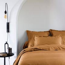 Someo - Taie d'oreiller coton percale Jaune 65x65 - SOMEO - Uni - 1