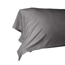 Terre de Nuit - Taie de traversin en bambou 85x185 cm anthracite - - Anthracite - Uni