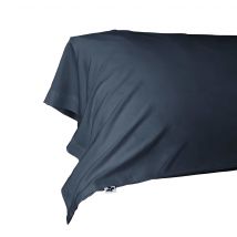 Taie de traversin en bambou 85x185 cm bleu en - - Bleu marine - Terre de Nuit