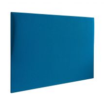 Tête de lit déco bleu canard 120 - Someo en Tissu - Bleu canard
