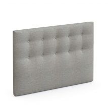 Tête de lit déco capitonnée gris lumière - SOMEO 160 en Tissu - - Gris clair - Someo