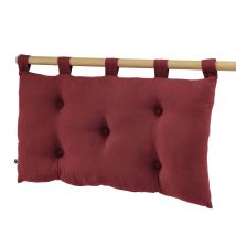 Tête de lit à suspendre double gaze 50x80 cm bordeaux en Tissu - - Bordeaux - Terre de Nuit