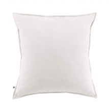 Terre de Nuit - Taie d'oreiller flanelle blanc 50x70 cm - - Blanc - Uni