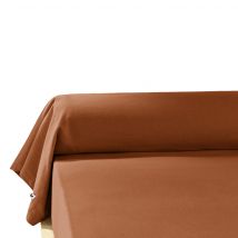 Taie de traversin flanelle orange 160 cm en - - Orange - Terre de Nuit