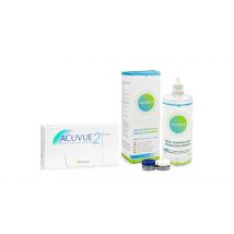 Acuvue 2 (6 Linsen) + Solunate Multi-Purpose 400 ml mit Behälter