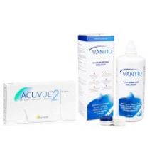 Acuvue 2 (6 Linsen) + Vantio Multi-Purpose 360 ml mit Behälter
