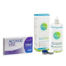 Acuvue Vita (6 Linsen) + Solunate Multi-Purpose 400 ml mit Behälter