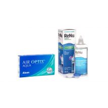 Air Optix Aqua (6 Linsen) + ReNu MultiPlus 360 ml Sparset