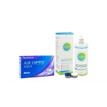 Air Optix Aqua Multifocal (6 Linsen) + Solunate Multi-Purpose 400 ml mit Behälter