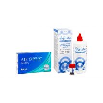 Air Optix Aqua (6 Linsen) + Oxynate Peroxide 380 ml mit Behälter