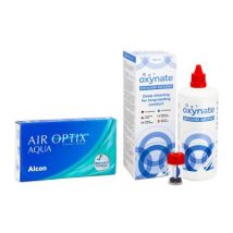 Air Optix Aqua (6 lenses) + Oxynate Peroxide 380 ml with case