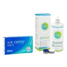 Air Optix Aqua (6 Linsen) + Solunate Multi-Purpose 400 ml mit Behälter