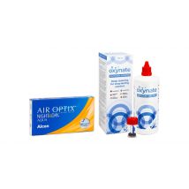 Air Optix Night & Day Aqua (6 lenses) + Oxynate Peroxide 380 ml with case