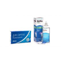 Air Optix Plus Hydraglyde (6 Linsen) + ReNu MultiPlus 360 ml mit Behälter