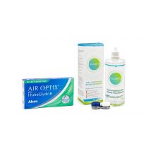 Air Optix Plus Hydraglyde for Astigmatism (6 lenses) + Solunate Multi-Purpose 400 ml with case