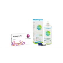 Avaira Vitality (6 Linsen) + Solunate Multi-Purpose 400 ml mit Behälter