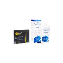 Lenjoy Monthly Day & Night (3 Linsen) + Vantio Multi-Purpose 360 ml mit Behälter