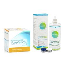 PureVision 2 for Astigmatism (6 Linsen) + Solunate Multi-Purpose 400 ml mit Behälter