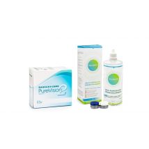 PureVision 2 (6 Linsen) + Solunate Multi-Purpose 400 ml mit Behälter
