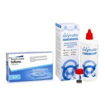 SofLens 59 (6 Linsen) + Oxynate Peroxide 380 ml mit Behälter