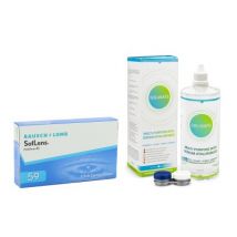 SofLens 59 (6 Linsen) + Solunate Multi-Purpose 400 ml mit Behälter