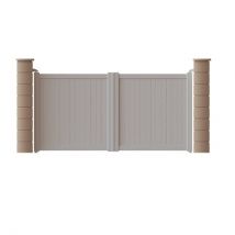 Portail PVC battant ou coulissant modèle PRE CATELAN 1