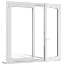 Fenêtre Pvc - Fenêtre 2 Vantaux ouverture à la française - PVC Blanc - Fenetre Double Vitrage - Le Roi de la Fenêtre
