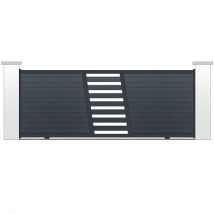 Portail ALU coulissant modèle MURCIA 3