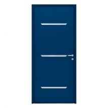 Porte d'entrée ACIER modèle ECLIPSE dimensions standard L 100 cm x H 215 cm