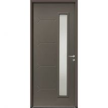 Porte d'entrée ACIER modèle NOVA dimensions standard L 100 cm x H 215 cm