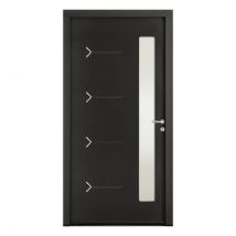 Porte d'entrée ACIER modèle ALTIMA dimensions standard L 100 cm x H 215 cm