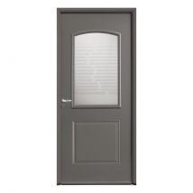 Porte d'entrée ACIER modèle NEMO dimensions standard L 90 cm x H 215 cm