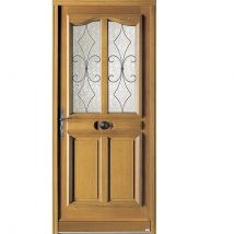 Porte d'entrée BOIS (Chêne) modèle ELENOR